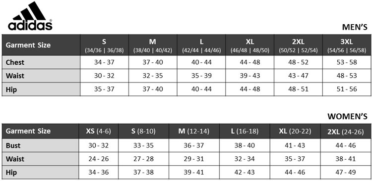 Sizing Chart